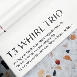 T3 curler with 3 attachments